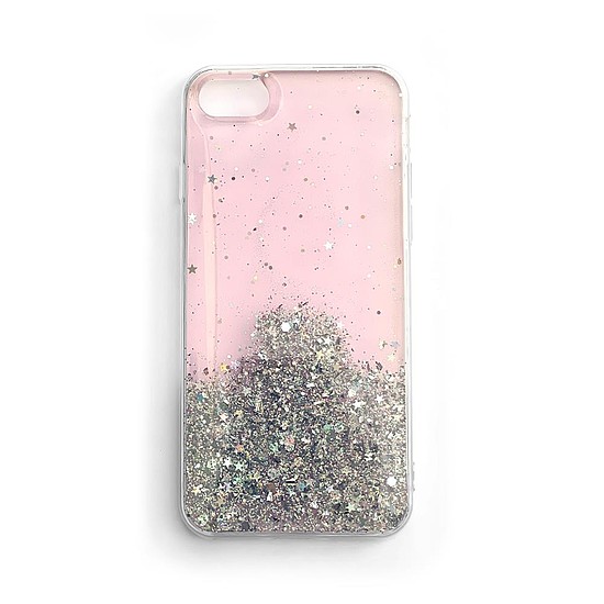 Wozinsky Star Glitter Shining Cover Samsung Galaxy A22 4G rózsaszín