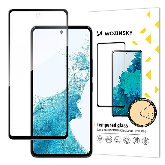 Wozinsky Super Tough Full Glue edzett üveg teljes képernyő kerettel, tokkal barát Samsung Galaxy A53 5G fekete