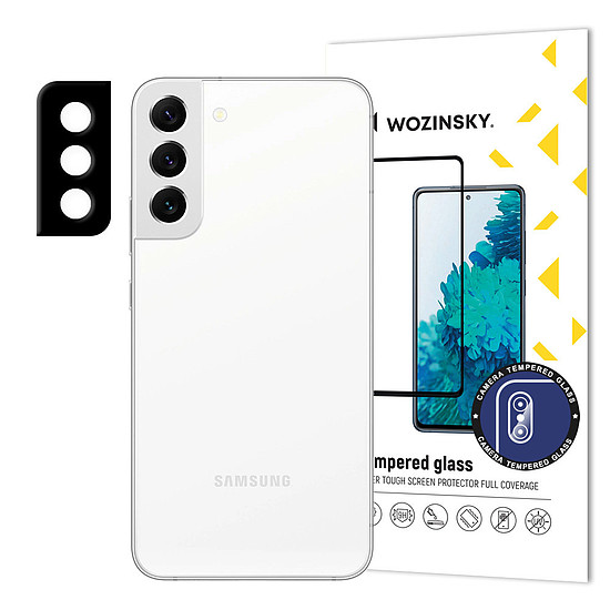 Wozinsky teljes kameraüveg 9H teljes kamera edzett üveg Samsung Galaxy S22 + (S22 Plus) készülékhez