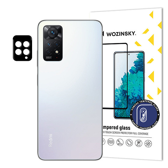 Wozinsky teljes kameraüveg 9H teljes kamera edzett üveg Xiaomi Redmi Note 11 Pro készülékhez