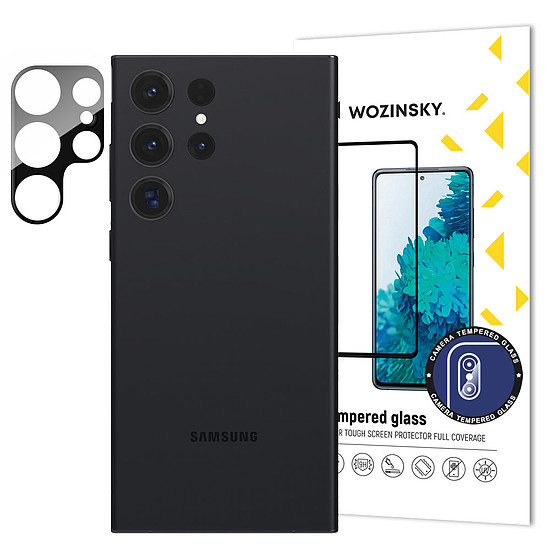 Wozinsky teljes kameraüveg Samsung Galaxy S23 Ultra edzett üveg 9H kamerához