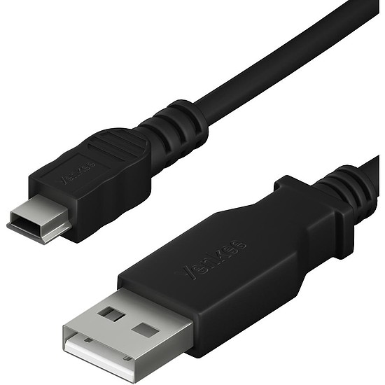 YENKEE YCU 010 BK USB A / mini USB 1,5m kábel