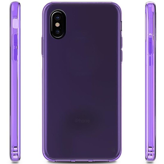 Zizo TPU burkolat iPhone X-hez lila (TPU-IPH8-PU)