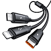 3 az 1-ben USB-USB-C / Lightning / Micro USB kábel, Mcdodo CA-5790, 3,5 A, 1,2 m fekete