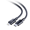 3mk Hyper kábel USB-C / Lightning 20W 1,2m - fekete