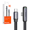 90 fokos USB-C-USB-C kábel Mcdodo CA-3360, 65 W, 1,2 m fekete