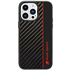 Audi Carbon Fibre Stripe iPhone 14 Pro 6.1" fekete/fekete keménytok AUS-TPUPCIP14P-R8/D1-BK