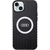 Audi IML Big Logo MagSafe tok iPhone 15 Plus / 14 Plus telefonhoz - fekete