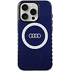 Audi IML Big Logo MagSafe tok iPhone 15 Pro-hoz - kék