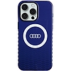 Audi IML Big Logo MagSafe tok iPhone 15 Pro Max telefonhoz - kék