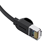 Baseus Cat 6 UTP Ethernet RJ45 kábel lapos 5 m fekete (PCWL-D01)