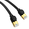 Baseus Cat 7 UTP Ethernet RJ45 kábel lapos 3 m fekete (B00133207111-03)