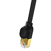 Baseus Cat 7 UTP Ethernet RJ45 kábel lapos 3 m fekete (B00133207111-03)