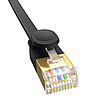 Baseus Cat 7 UTP Ethernet RJ45 kábel lapos 3 m fekete (B00133207111-03)