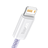 Baseus Dynamic 2 USB - Lightning töltőkábel, 2.4A, 2m, lila (CALD040105)