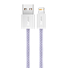 Baseus Dynamic 2 USB - Lightning töltőkábel, 2.4A, 2m, lila (CALD040105)