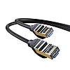 Baseus Ethernet RJ45 hálózati kábel, 10Gbps, 2m fekete (WKJS010301)