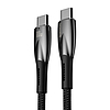 Baseus Glimmer USB-C - USB-C töltőkábel, 100W, 2m, fekete (CADH000801)