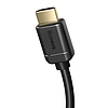 Baseus HDMI 2.0 kábel, 4K 60Hz, 3D, HDR, 18Gbps, 3m, fekete (CAKGQ-C01)