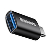 Baseus Ingenuity Series csatlakozóadapter USB Type C USB-A 3.2 gen 1 fekete (ZJJQ000001)