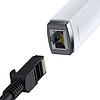 Baseus Lite Series USB-C - RJ45 hálózati adapter, 100Mbps fehér (WKQX000202)