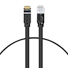 Baseus nagy sebességű lapos Ethernet CAT6 RJ45 hálózati kábel 3 m - fekete