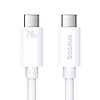 Baseus Superior 2 CB000066 USB-C / USB-C USB4 kábel 240 W 1,8 m - fehér