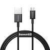 Baseus Superior Series USB-Micro USB kábel, 2A, 1m, fekete (CAMYS-01)