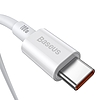 Baseus Superior sorozatú USB-C-USB-C kábel, 100 W, 1 m, fehér (CATYS-B02)