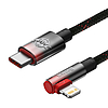 Baseus USB-C - Lightning MVP 20 W 1 m-es kábel, fekete-piros (CAVP000220)