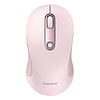 Baseus - Vezeték nélküli egér F02 (B01055505411-01) - Bluetooth 5.0, 2.4G, 4000 DPI - Baby Pink