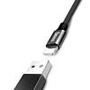 Baseus Yiven USB / Lightning kábel anyagfonattal 1,8M fekete (CALYW-A01)