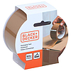 BLACK+DECKER csomagoló szalag 48mmx50mtr, barna B+D 38Micron Brown (BXPATA7007)