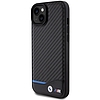 BMW Leather Carbon tok iPhone 15 Plus-hoz - fekete