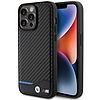 BMW Leather Carbon tok iPhone 15 Pro Max-hoz - fekete