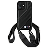 BMW M Edition Carbon Stripe & Strap iPhone 16 Plus tok - fekete