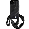 BMW M Edition Carbon Stripe & Strap tok iPhone 15 / 14 / 13 telefonhoz - fekete