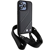 BMW M Edition Carbon Stripe & Strap tok iPhone 15 Pro-hoz - fekete