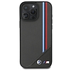 BMW M Meshed Tricolor Stripes MagSafe tok iPhone 16 Pro Max készülékhez - szürke