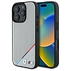 BMW M perforált Tricolor Line MagSafe tok iPhone 16 Pro Max készülékhez - szürke