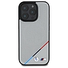 BMW M perforált Tricolor Line MagSafe tok iPhone 16 Pro Max készülékhez - szürke