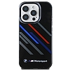 BMW Motosport IML Random Stripes iPhone 16 Pro Max tok - fekete