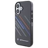 BMW Motosport IML Random Stripes iPhone 16 tok - fekete