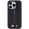 BMW Quilted Tricolor tok iPhone 15 Pro Max telefonhoz - fekete