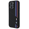 BMW Silicone Cut Tricolor Lines MagSafe tok iPhone 16 Pro-hoz - fekete