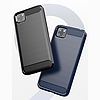 Carbon Case Flexible Cover TPU tok Huawei Y5p fekete