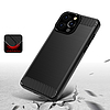 Carbon Case Flexible Cover TPU tok iPhone 13 Pro fekete