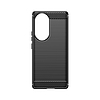 Carbon Case szilikon tok Honor 90-hez - fekete