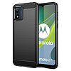 Carbon tok Motorola Moto E13 rugalmas szilikon karbon borítással fekete