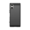 Carbon tok Sony Xperia 5 V telefonhoz - fekete